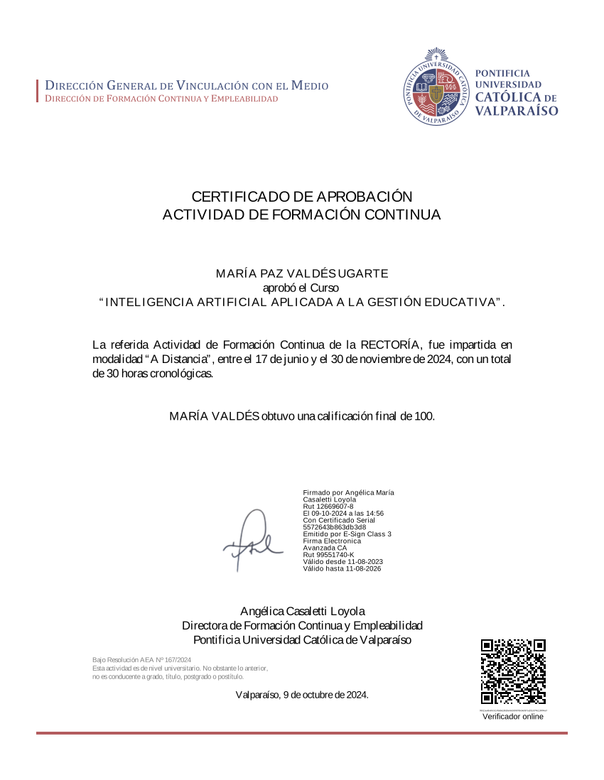 Certificate image