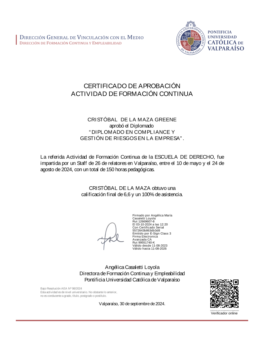 Certificate image