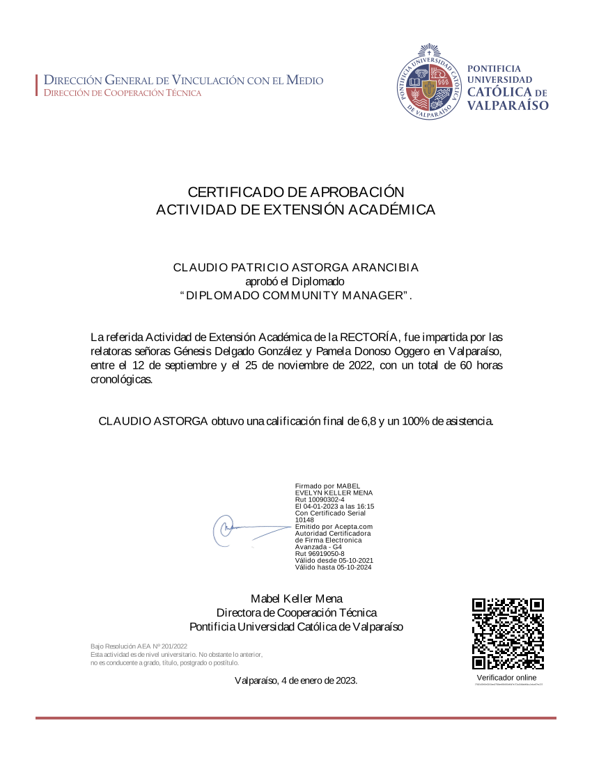 Certificate image