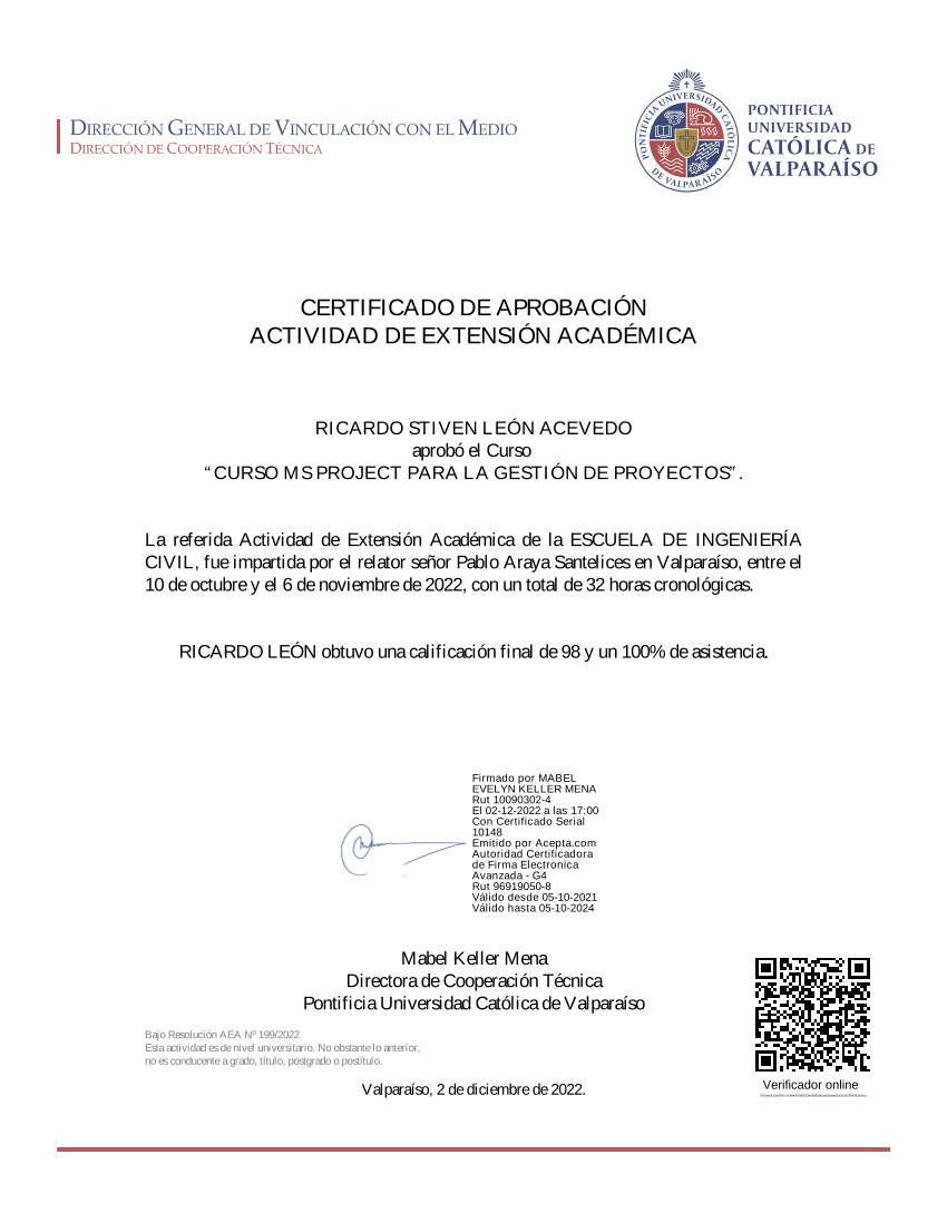 Certificate image