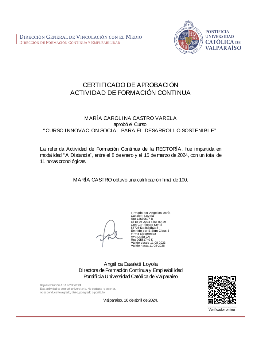 Certificate image
