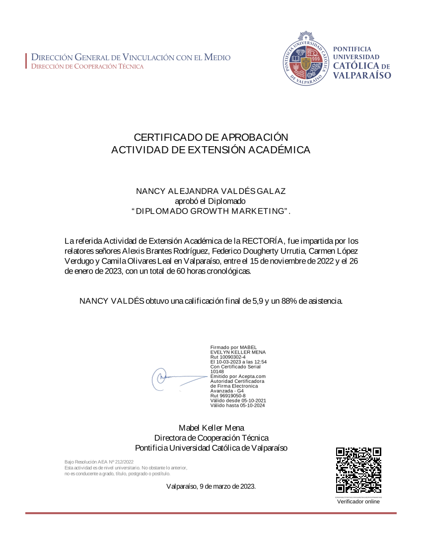 Certificate image