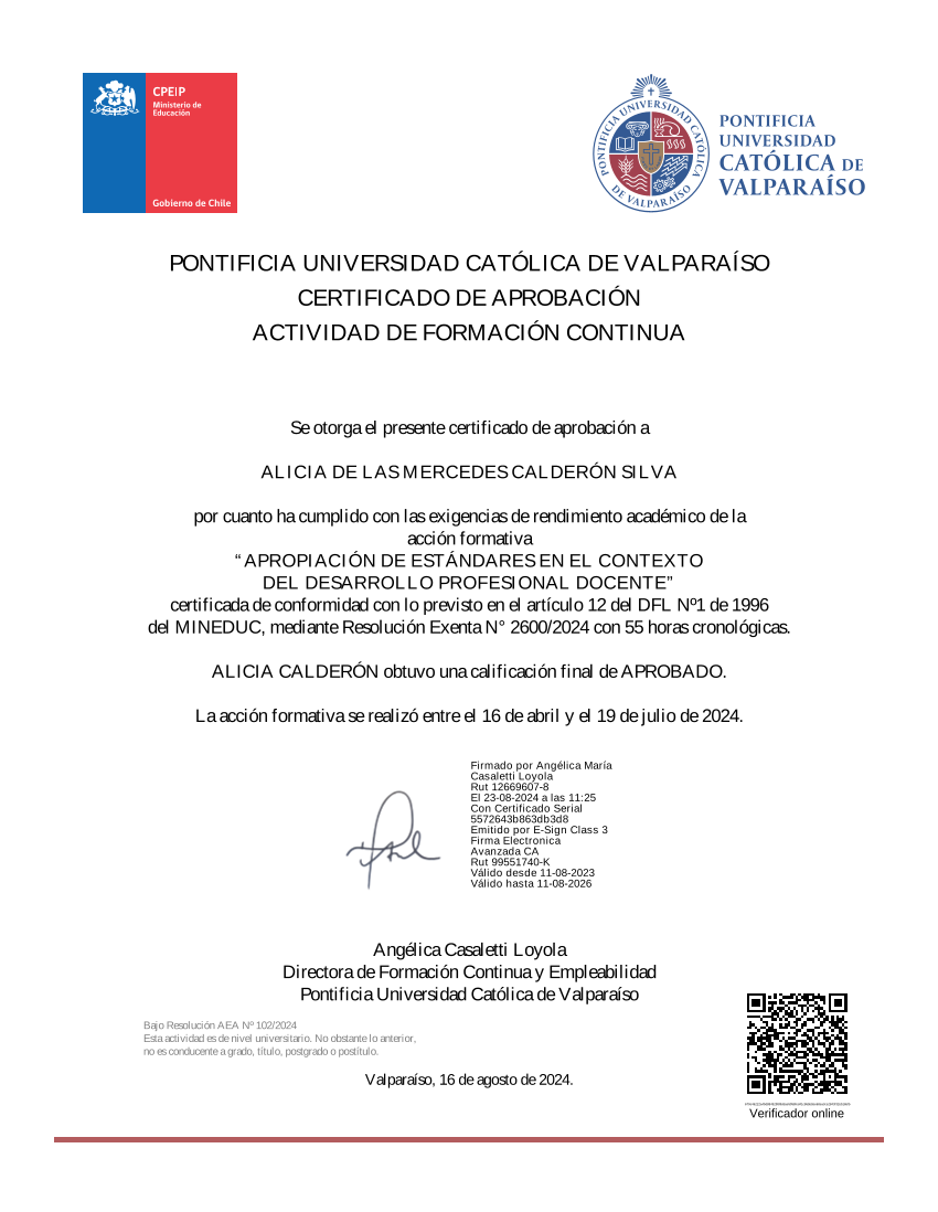 Certificate image