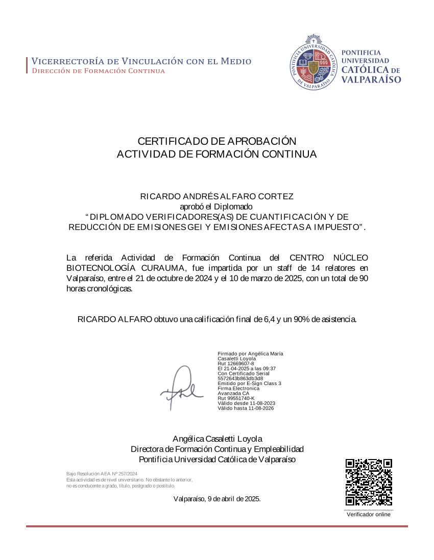 Certificate image