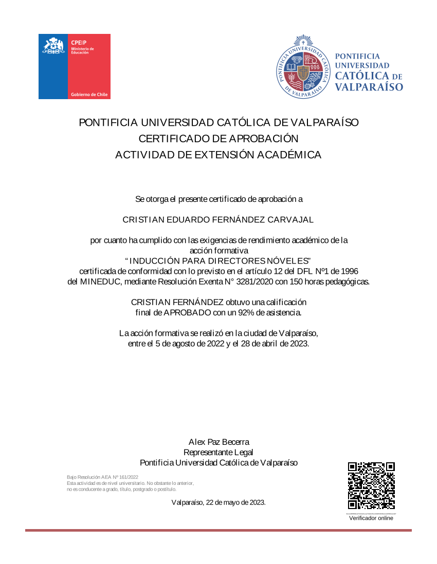 Certificate image