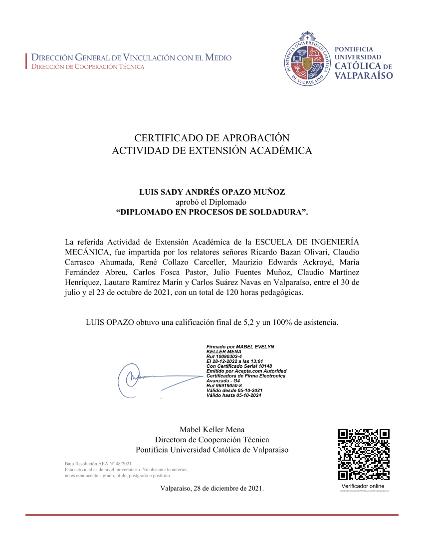 Certificate image