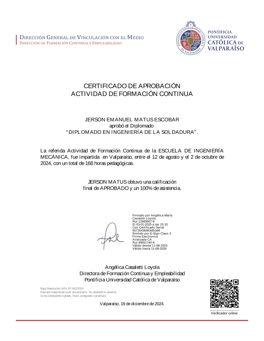 Certificate image