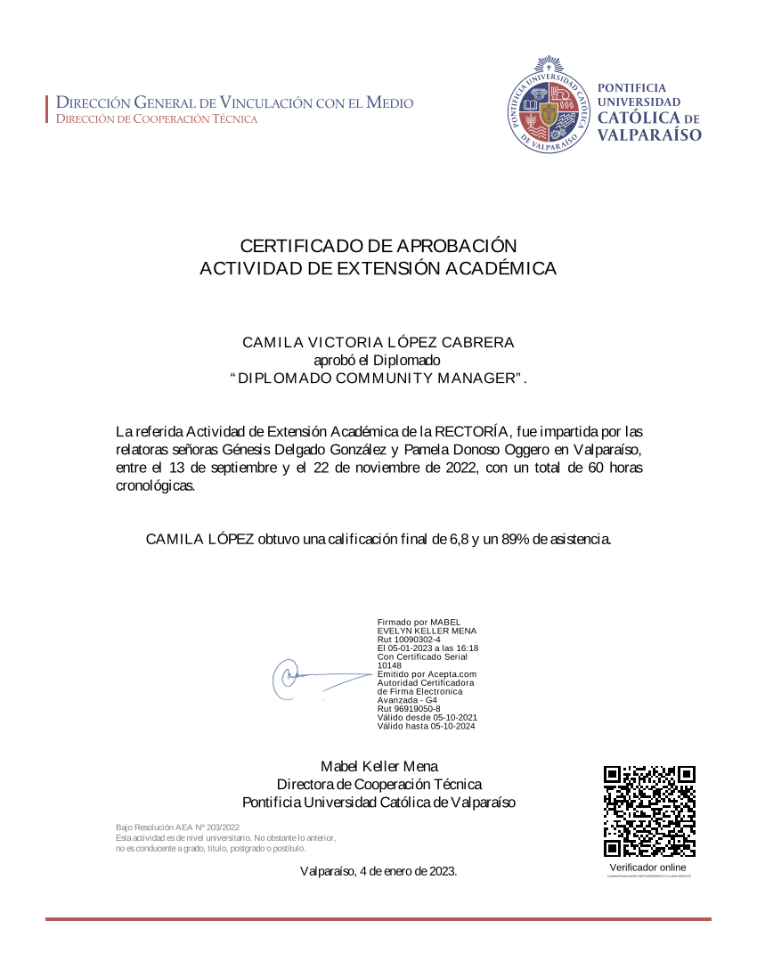 Certificate image